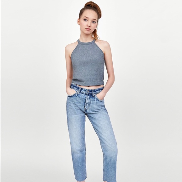 Zara | Tops | Zara Trafaluc Halter Crop Top | Poshmark